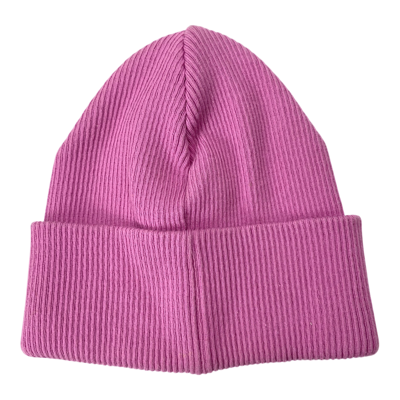 Mainio cotton rib beanie, rose pink | junior/adult