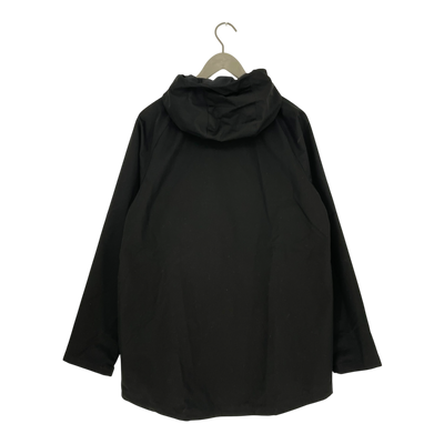 Dedicated hoddevik parka jacket, black | unisex M