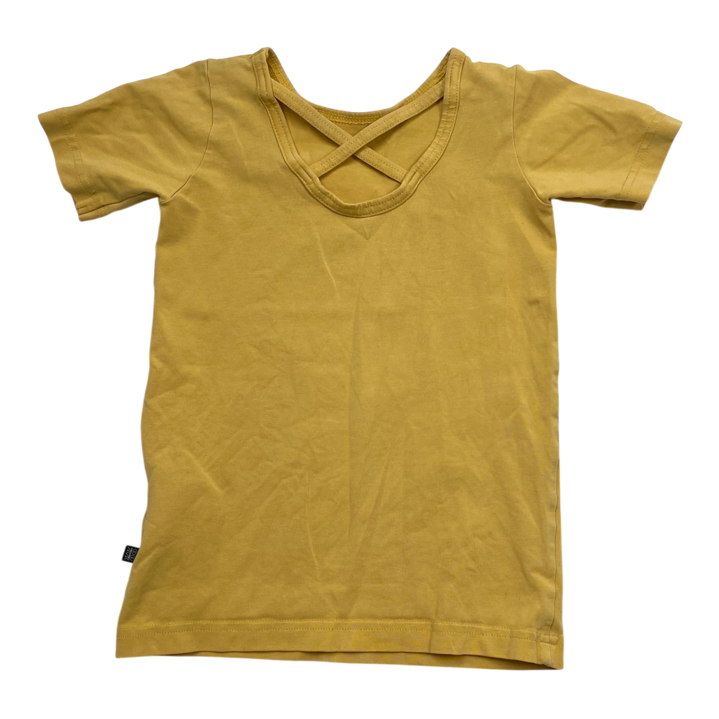 Kaiko cross t-shirt, amber | 110/116cm
