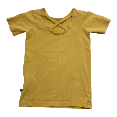 Kaiko cross t-shirt, amber | 110/116cm