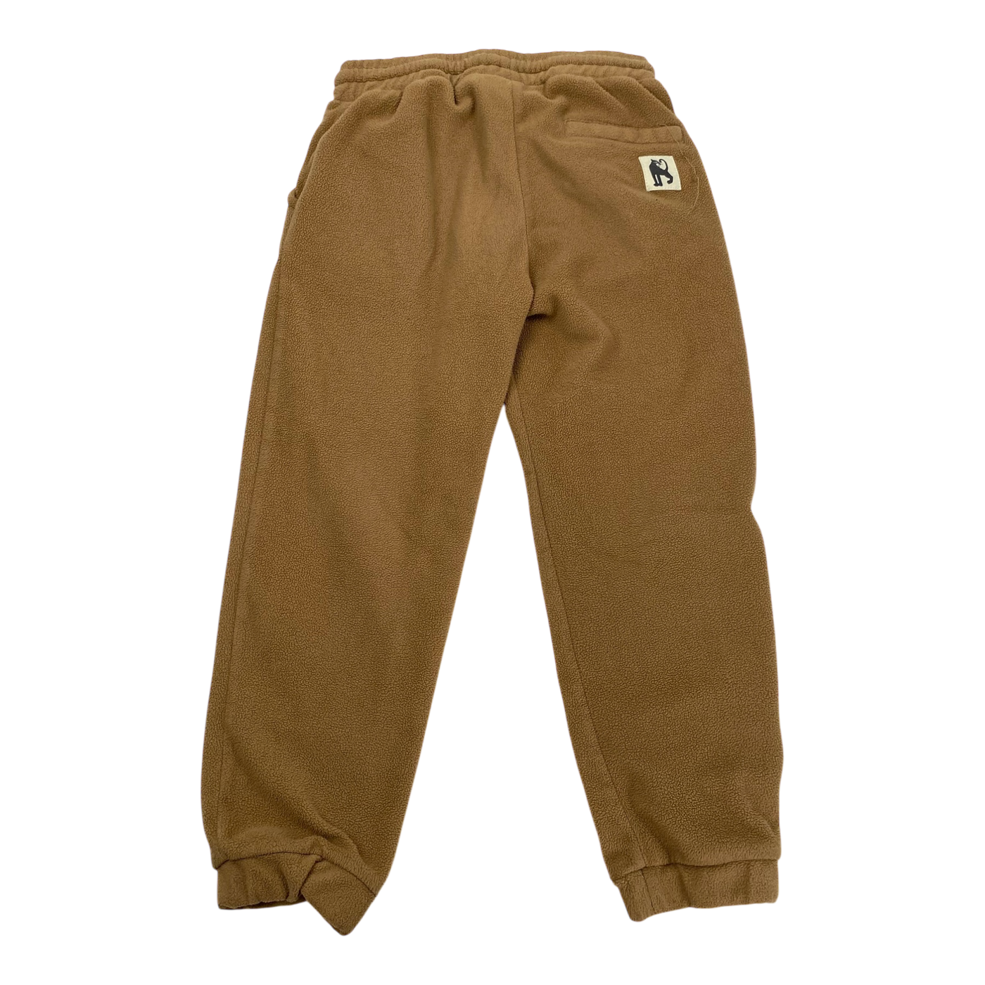Mini Rodini fleece pants, brown sugar | 116/122cm