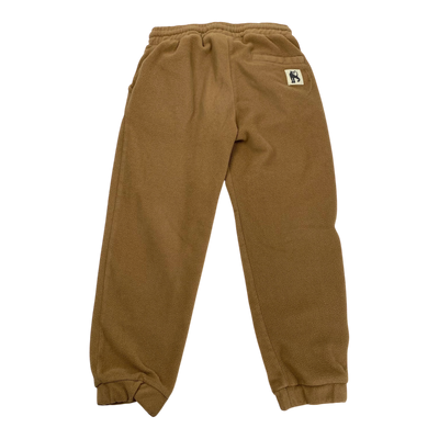 Mini Rodini fleece pants, brown sugar | 116/122cm