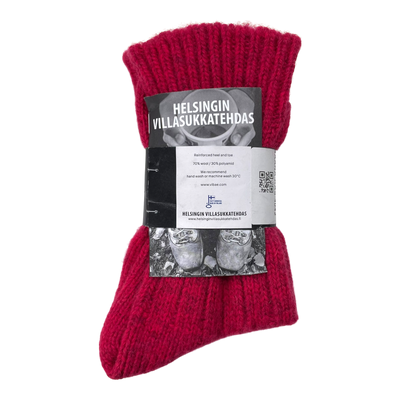 VIBAe Saana wool socks, raspberry | 40-42