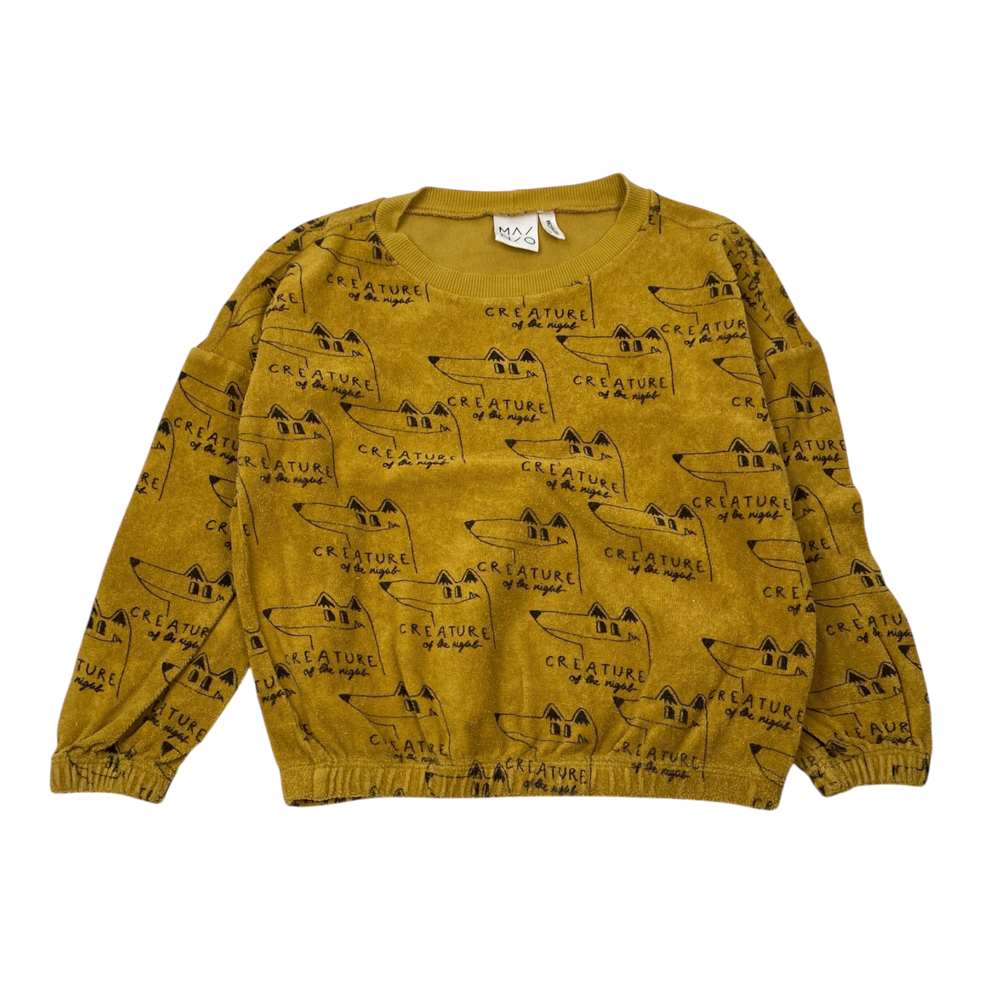 Mainio terry shirt, creature of the night | 110/116cm
