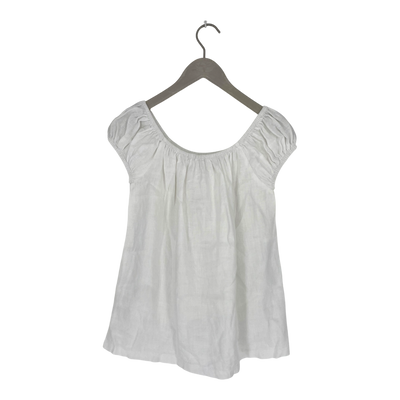 Bypias linen t-shirt, white | woman M