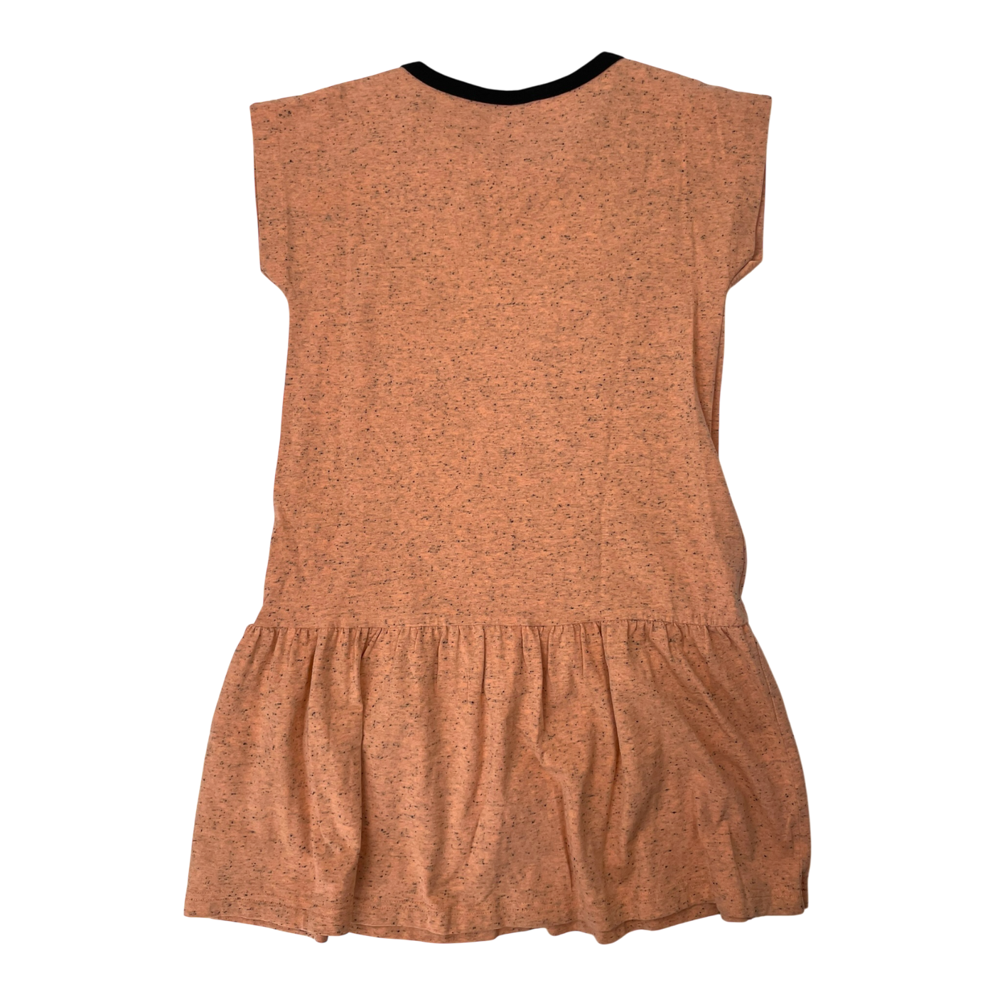 Papu collar dress, coral | 122/128cm
