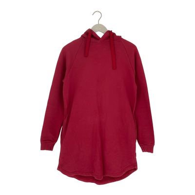 Riva Clothing long hoodie, red | unisex XS