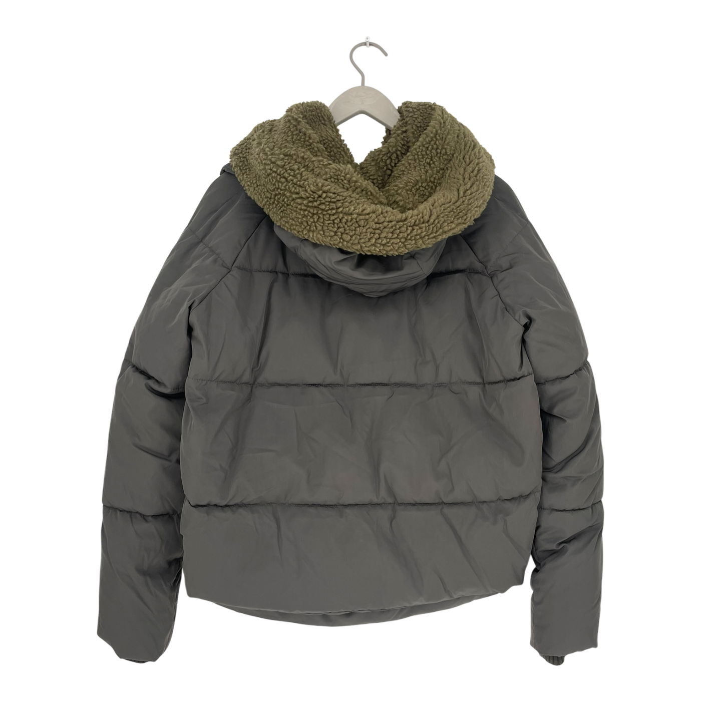 Embassy of Bricks and Logs Leicester puffer jacket, black olive | woman S
