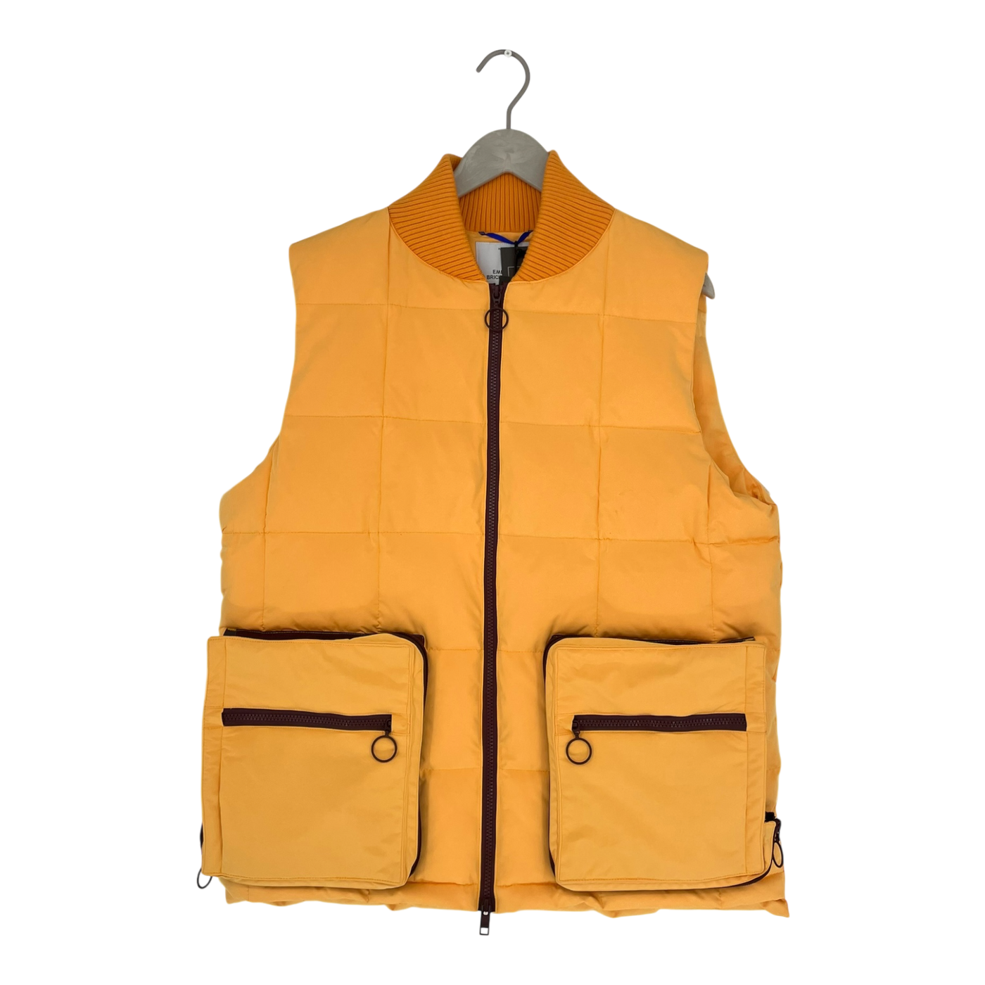 Embassy of Bricks and Logs warwich puffer vest, sun rise | unisex L