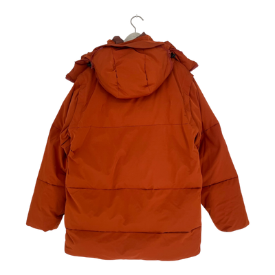 Embassy of Bricks and Logs whidbey winter jacket, burnt red | unisex L