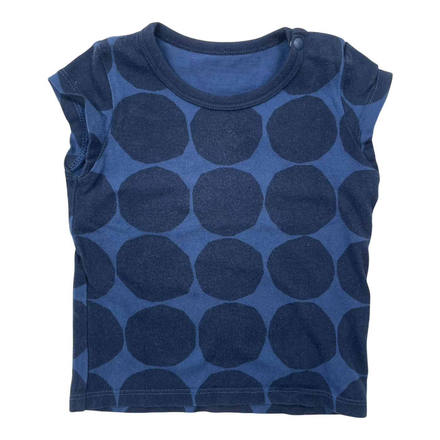 Marimekko x Uniqlo shirt, blue | 65/75cm