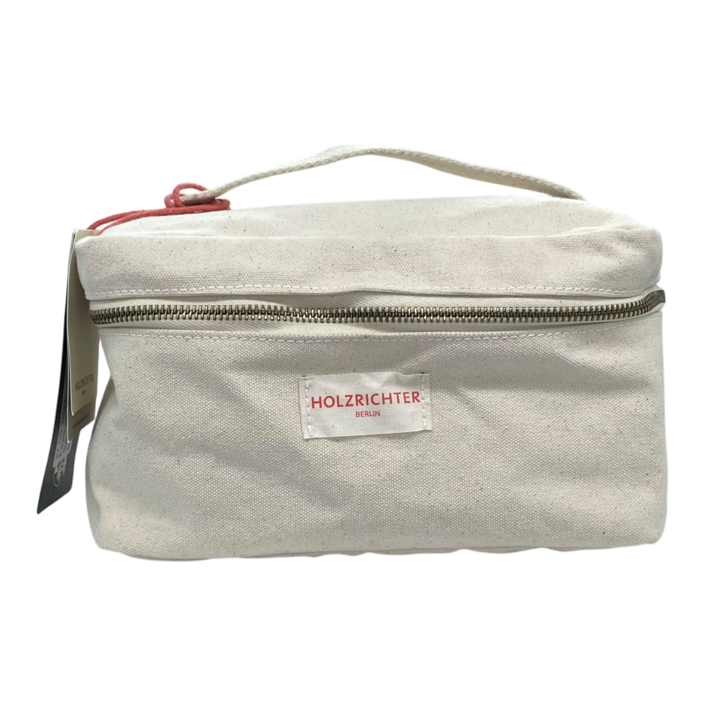 Holzrichter canvas toiletry bag, cream