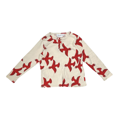Mini Rodini shirt, birds | 116/122cm
