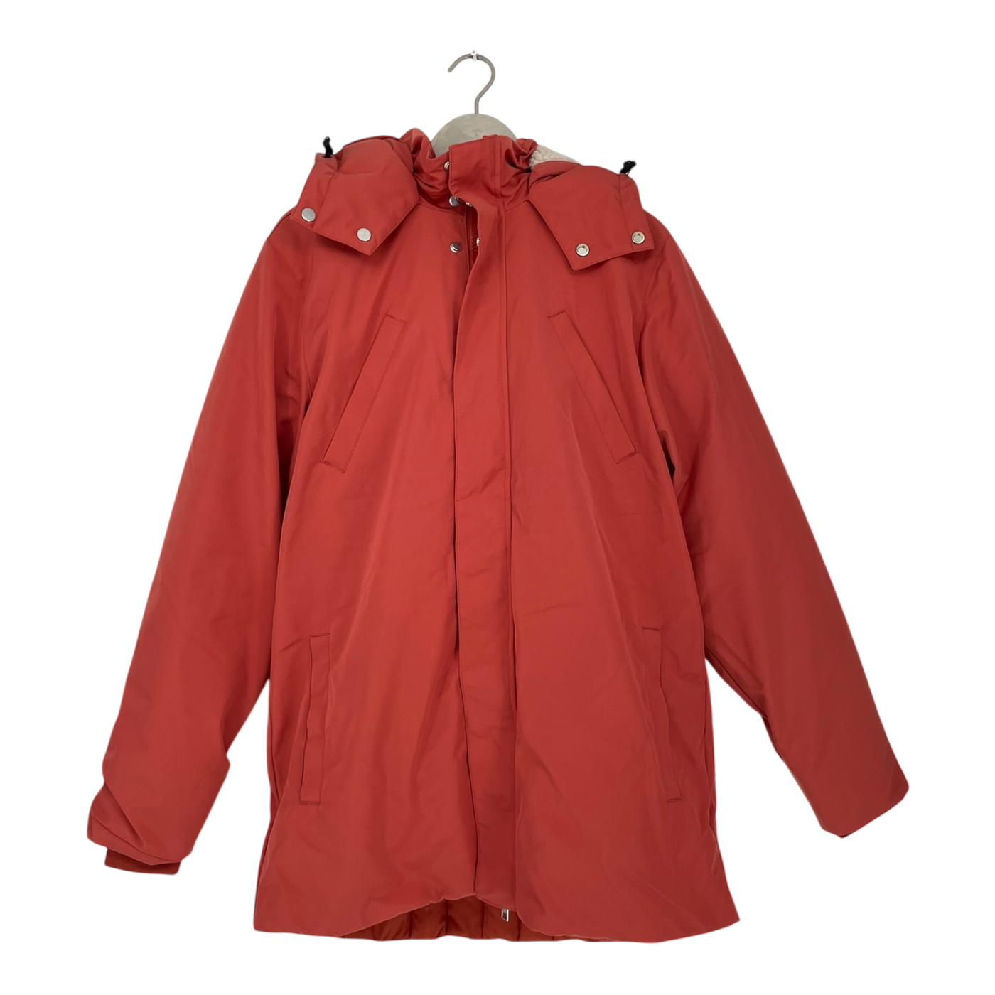 Embassy of Bricks and Logs fairview parka jacket, red | unisex L