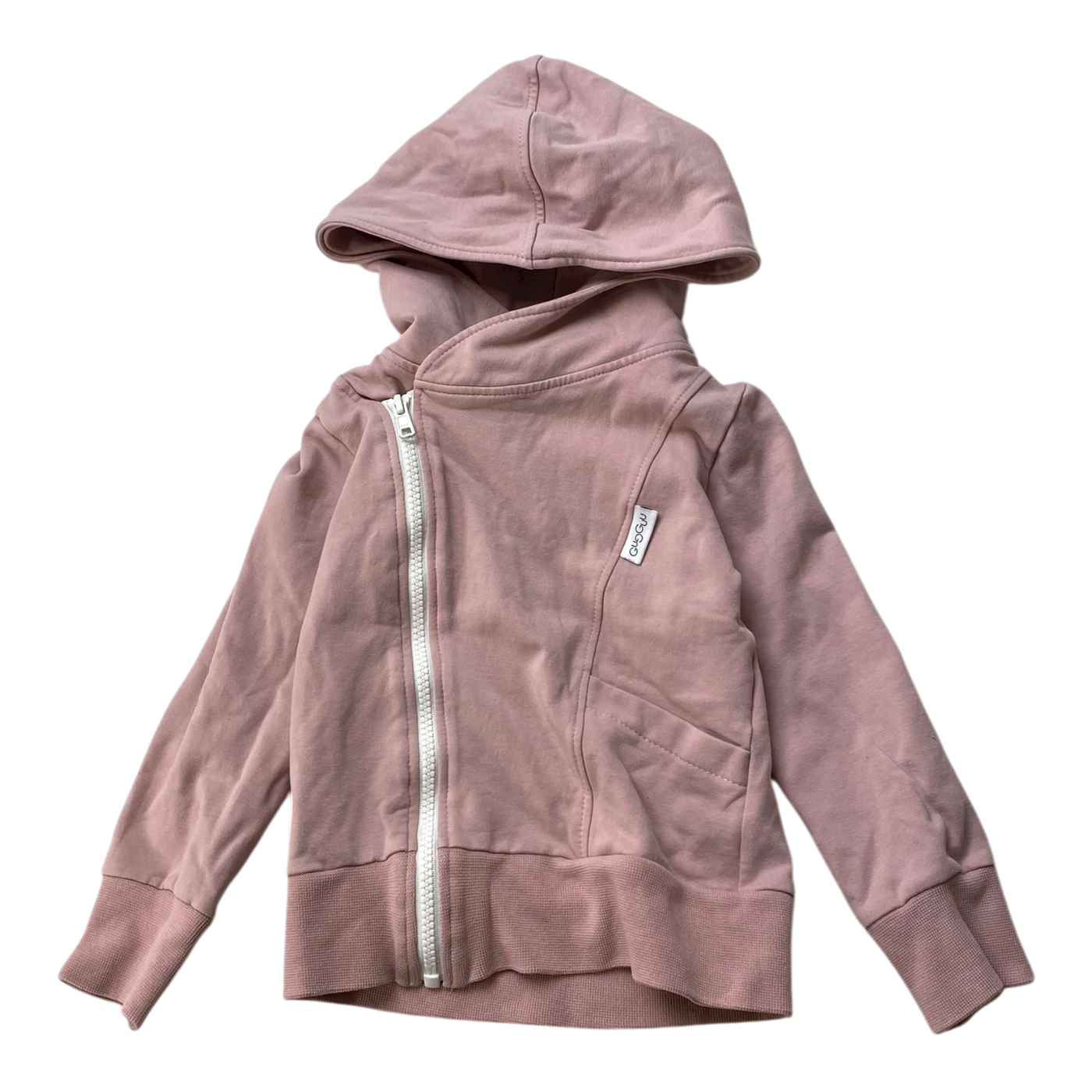 Gugguu zipper hoodie, pink | 92cm