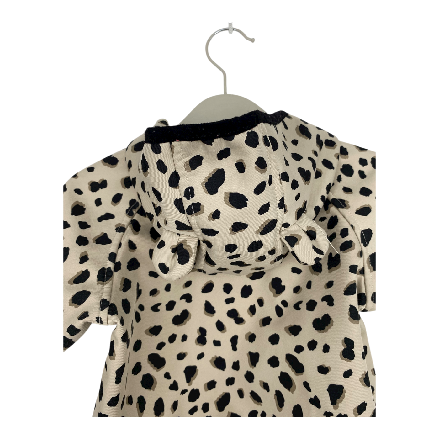 Polarn O. Pyret animal ear softshell overall, beige | 74cm