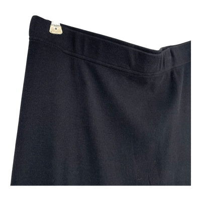 Dedicated ribbed skirt, black | woman XL