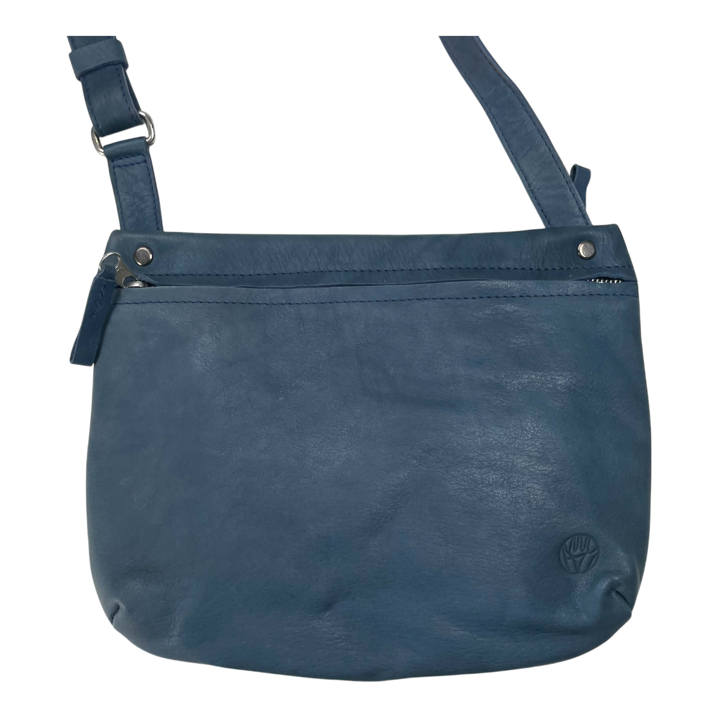 Harold's Bags leather chaza beltbag, midnight blue
