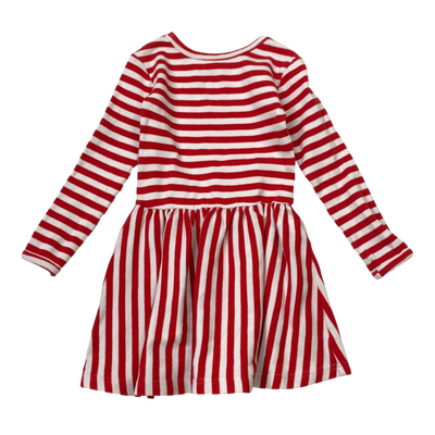 Metsola rib dress, stripes |  86/92cm