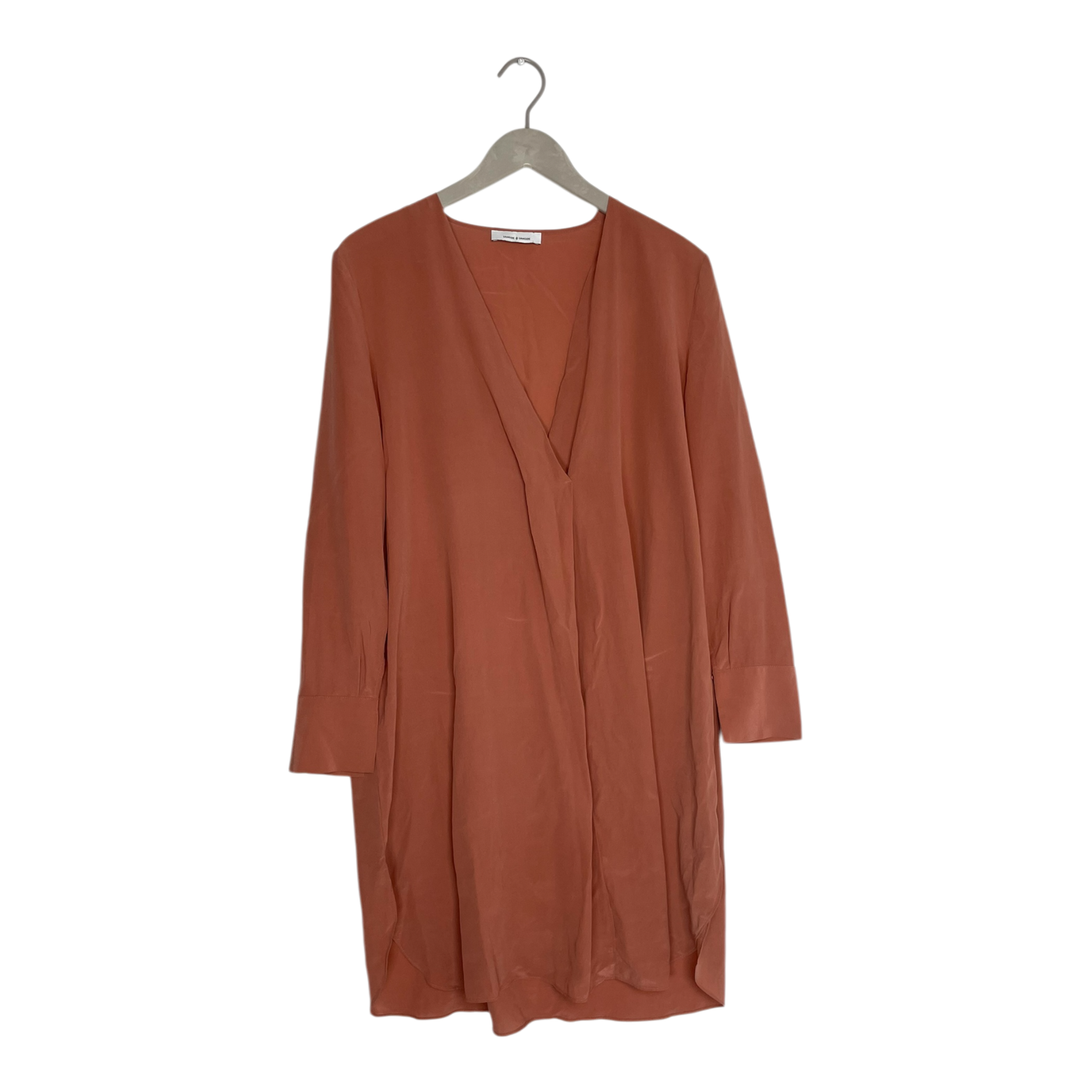 Samsøe & Samsøe ida is silk tunic, salmon pink | woman S