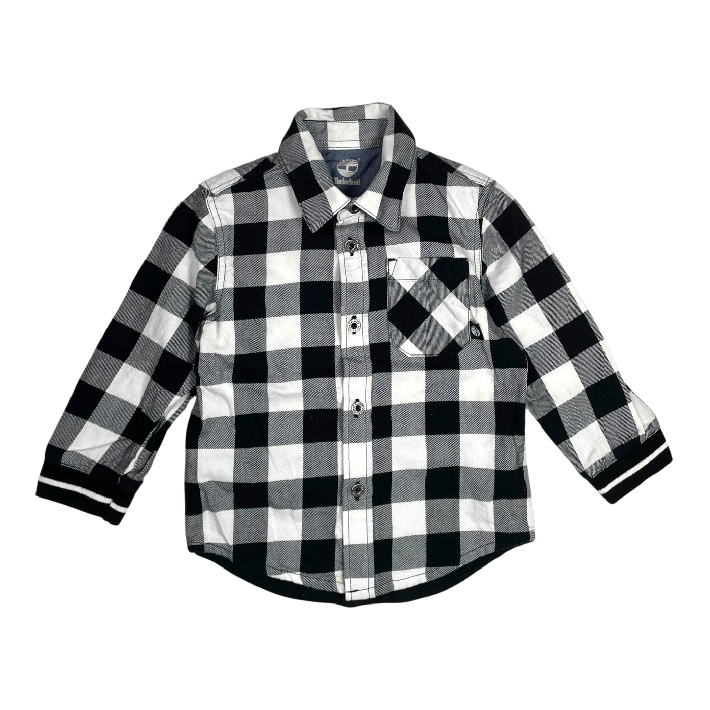 Timberland collar shirt, checkered | 86cm