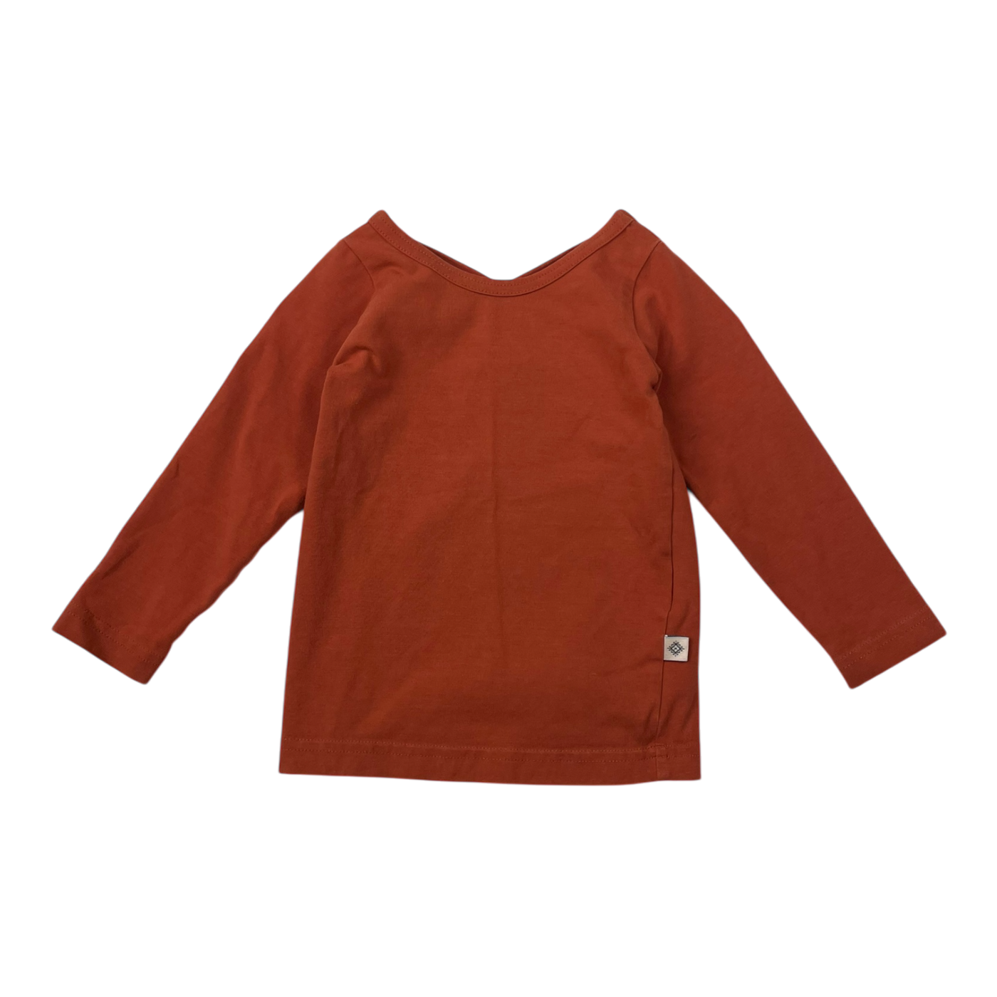 Kaiko cross shirt, mahogany | 80cm