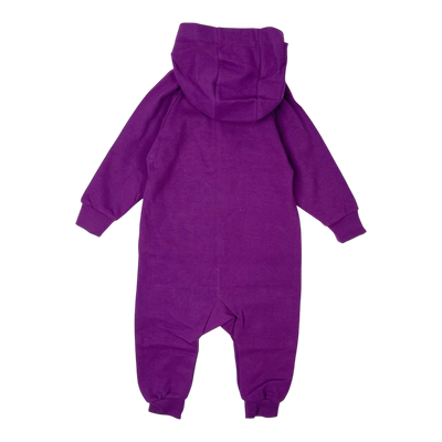 Kivat cotton tricot overall, purple | 90cm