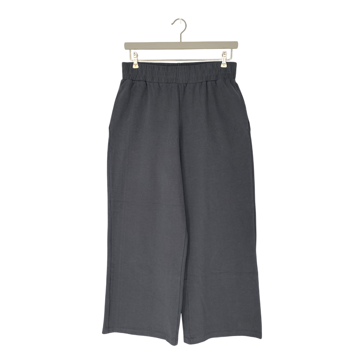 Riva Clothing wide sweatpants, dark grey | woman L