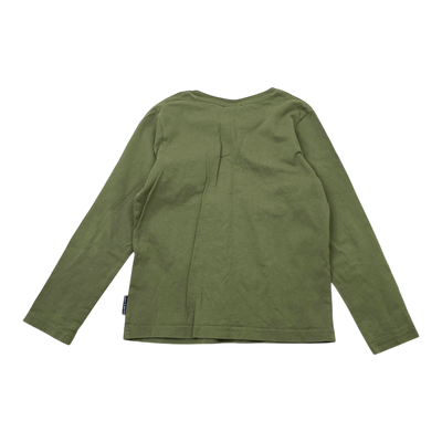 Polarn O. Pyret shirt, hunter green | 122/128cm