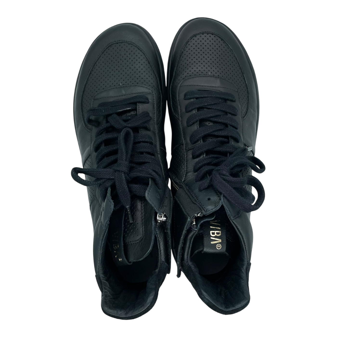 VIBAe Berlin bio leather sneakers, black | 45