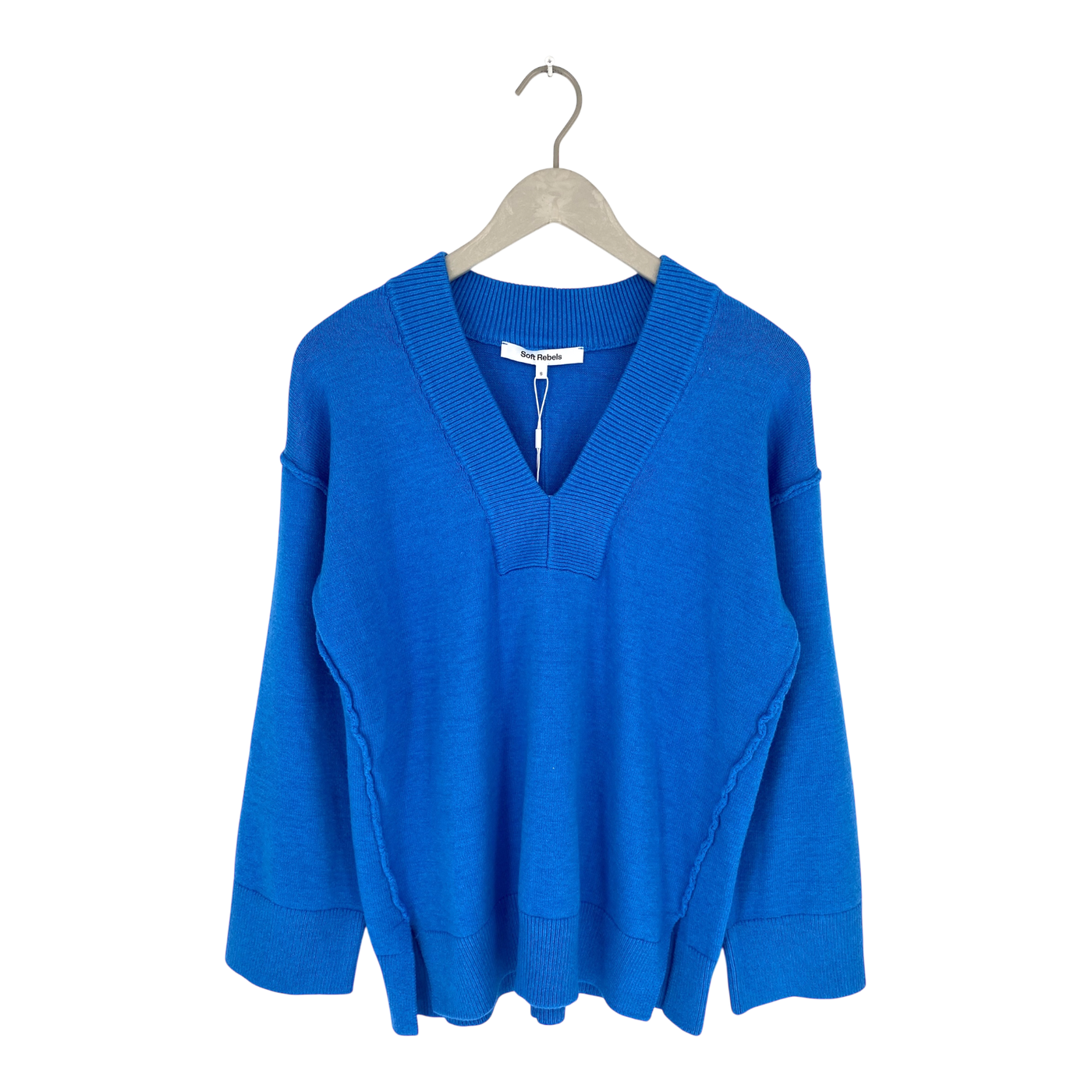 Soft Rebels jazmin knit sweater, blue | woman S