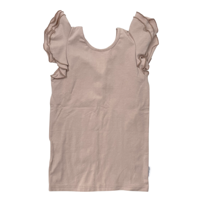 Gugguu Frill T-Shirt, alte Rose | 116 cm