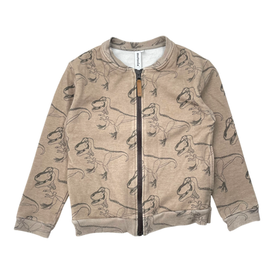 Metsola zip sweatshirt, dino | 122/128cm