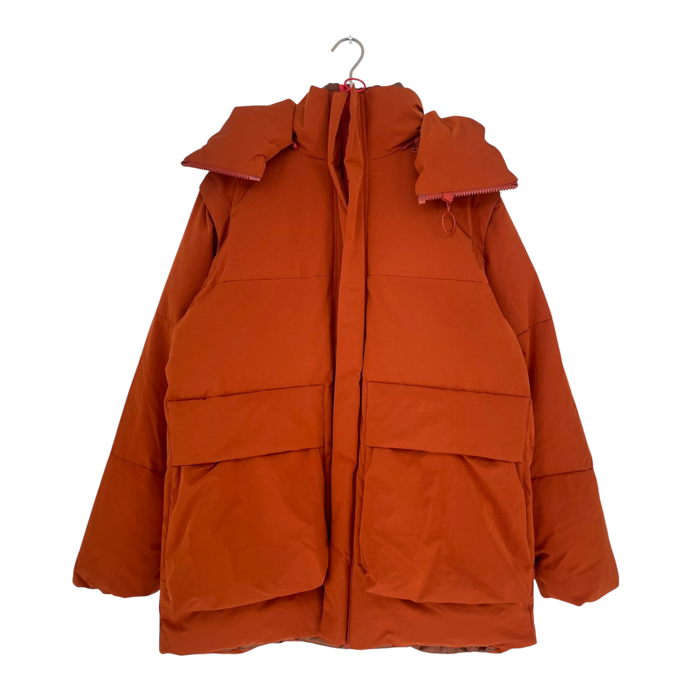 Embassy of Bricks and Logs whidbey winter jacket, burnt red | unisex L