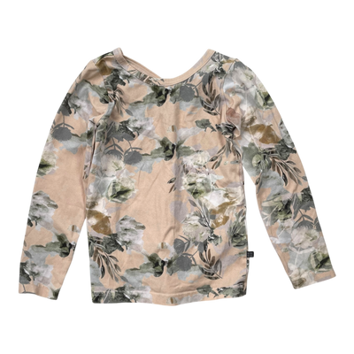 Kaiko cross shirt, spring garden | 110cm