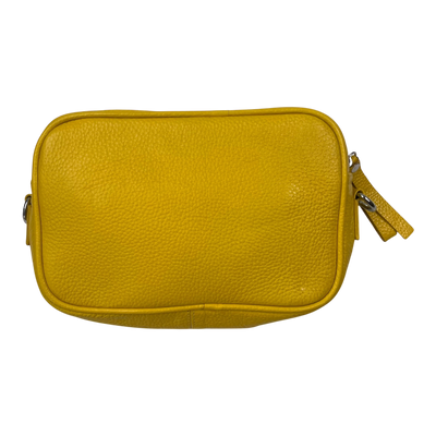 LUMI east-west crossbody bag, yellow