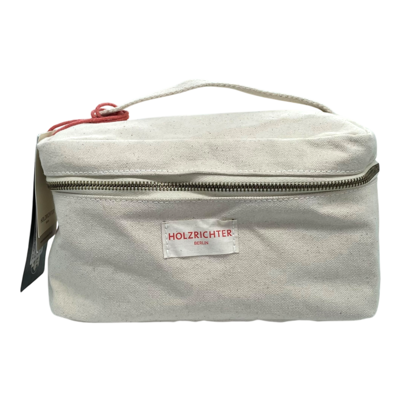 Holzrichter canvas toiletry bag, cream