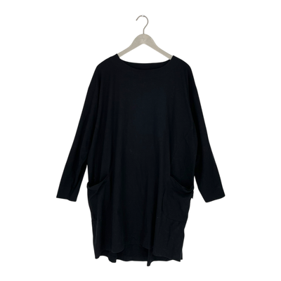 Ommellinen tricot dress, black | woman XL/XXL