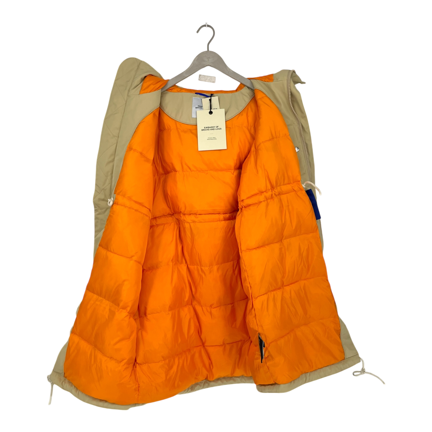 Embassy of Bricks and Logs albury coat, sand | woman S