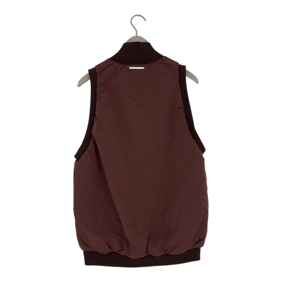 Embassy of Bricks and Logs berlin vest, burgundy | unisex S