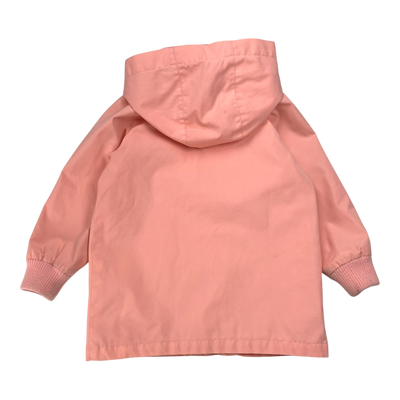 Mini Rodini pico jacket, coral pink | 104/110cm