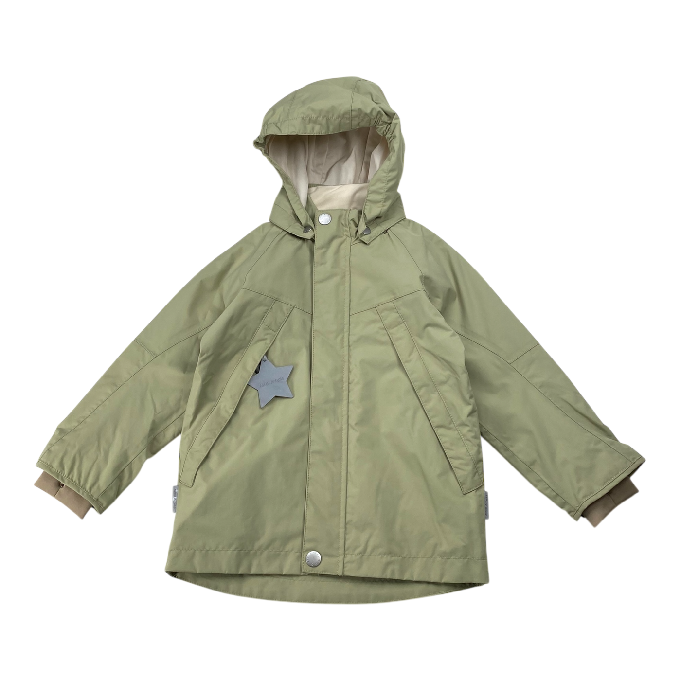 Mini A Ture midseason jacket, tea green | 104cm