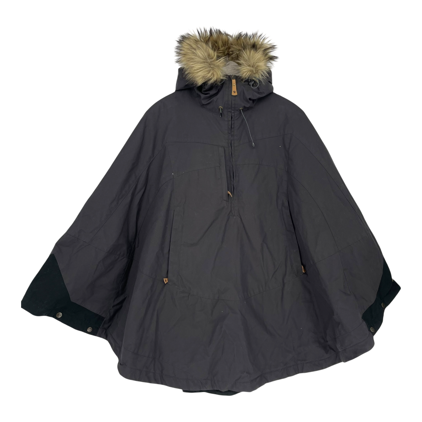 Fjällräven luhkka winter cape, black | unisex S