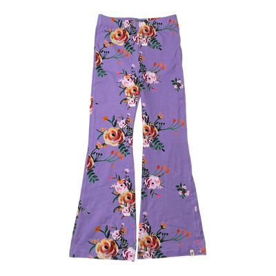 Kaiko flare leggings, lavender bloom | 128cm