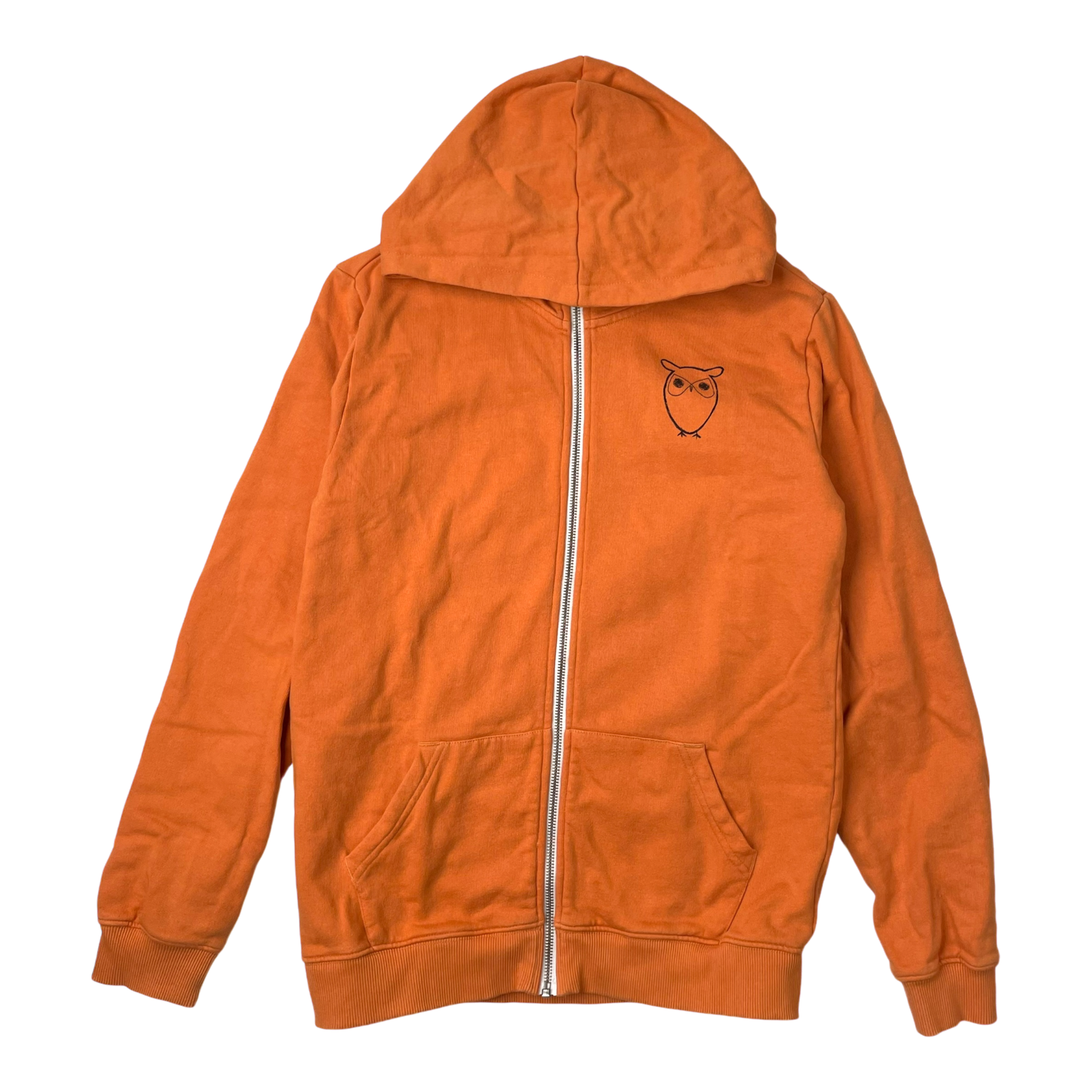 Knowledge Cotton sweat jacket, orange | 122/128cm