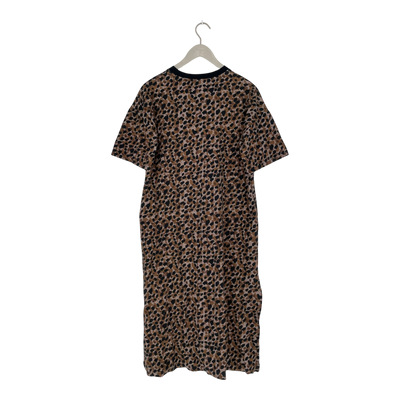 Riva clothing t-shirt dress, leopard | woman S