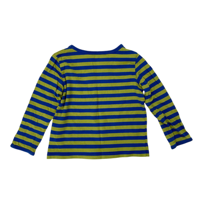 Marimekko stripe shirt, blue/green | 92cm