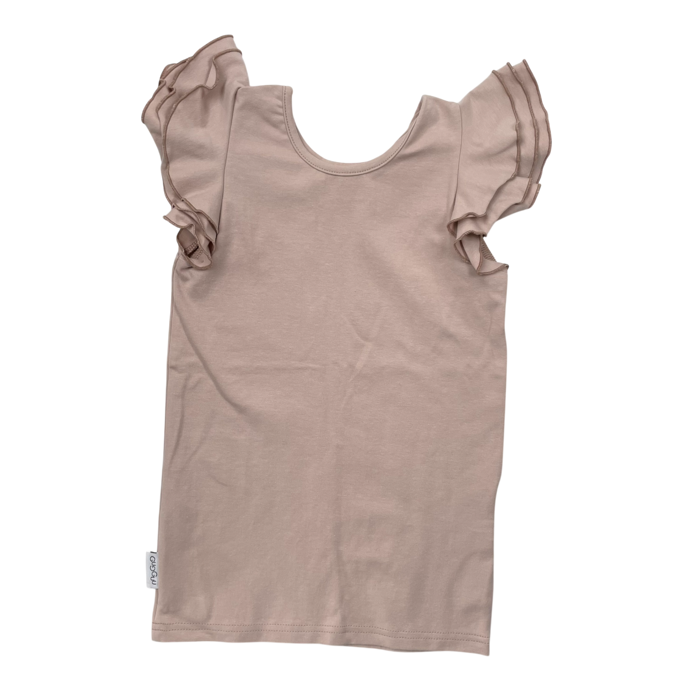 Gugguu Frill T-Shirt, alte Rose | 116 cm