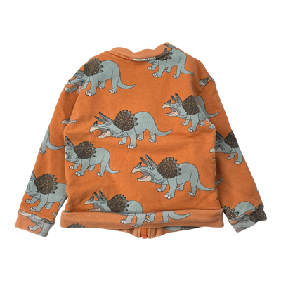 Metsola zip sweatshirt, dino | 86/92cm