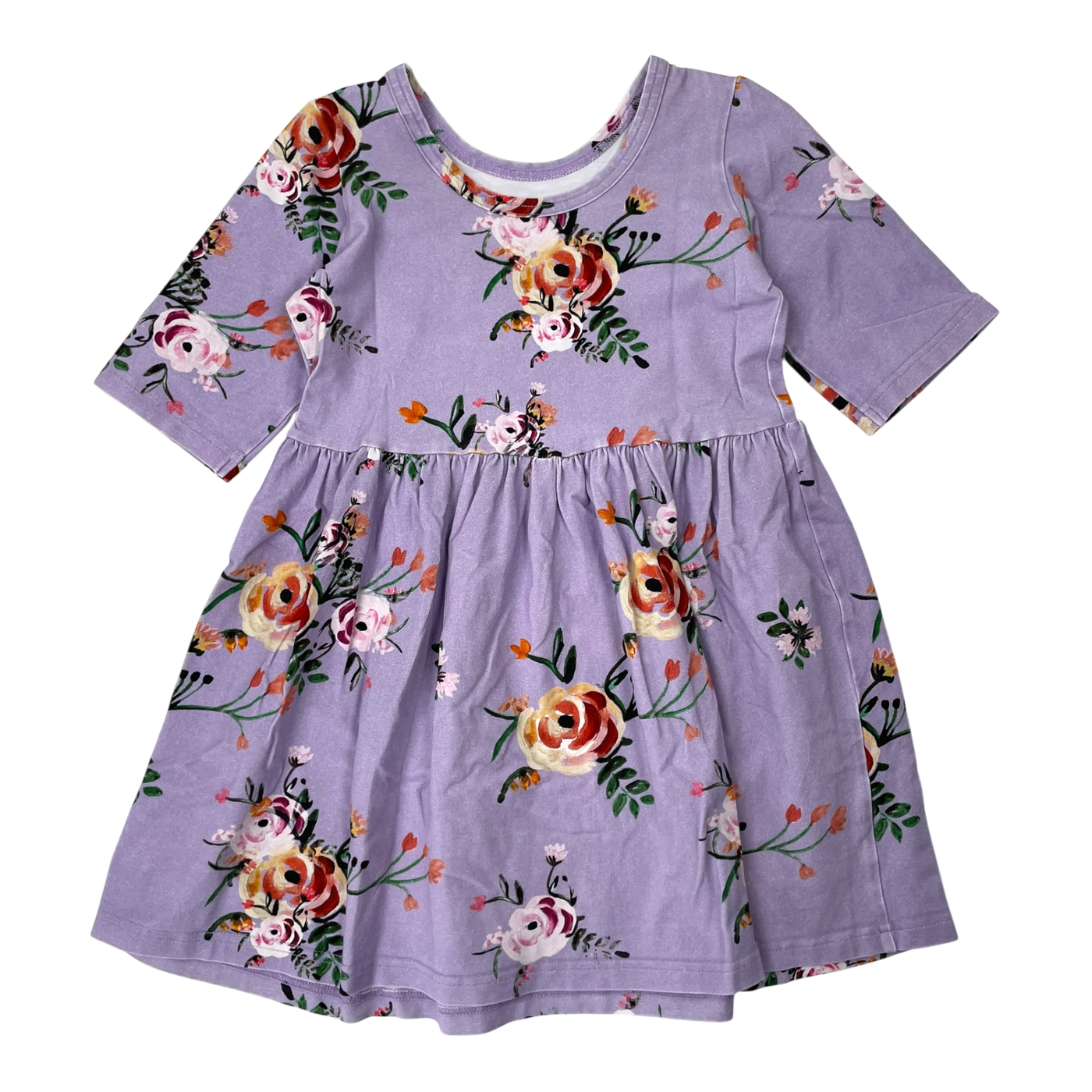 Kaiko dress, lavender bloom | 110/116cm